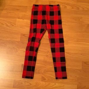 Checkered leggings